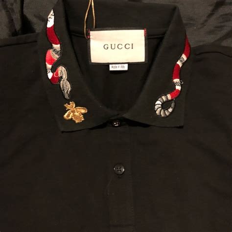 gucci snake polo replica|gucci polo snake collar.